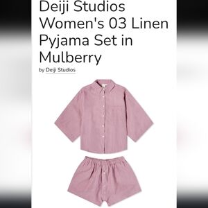 Deiji Studios Linen Shorts
